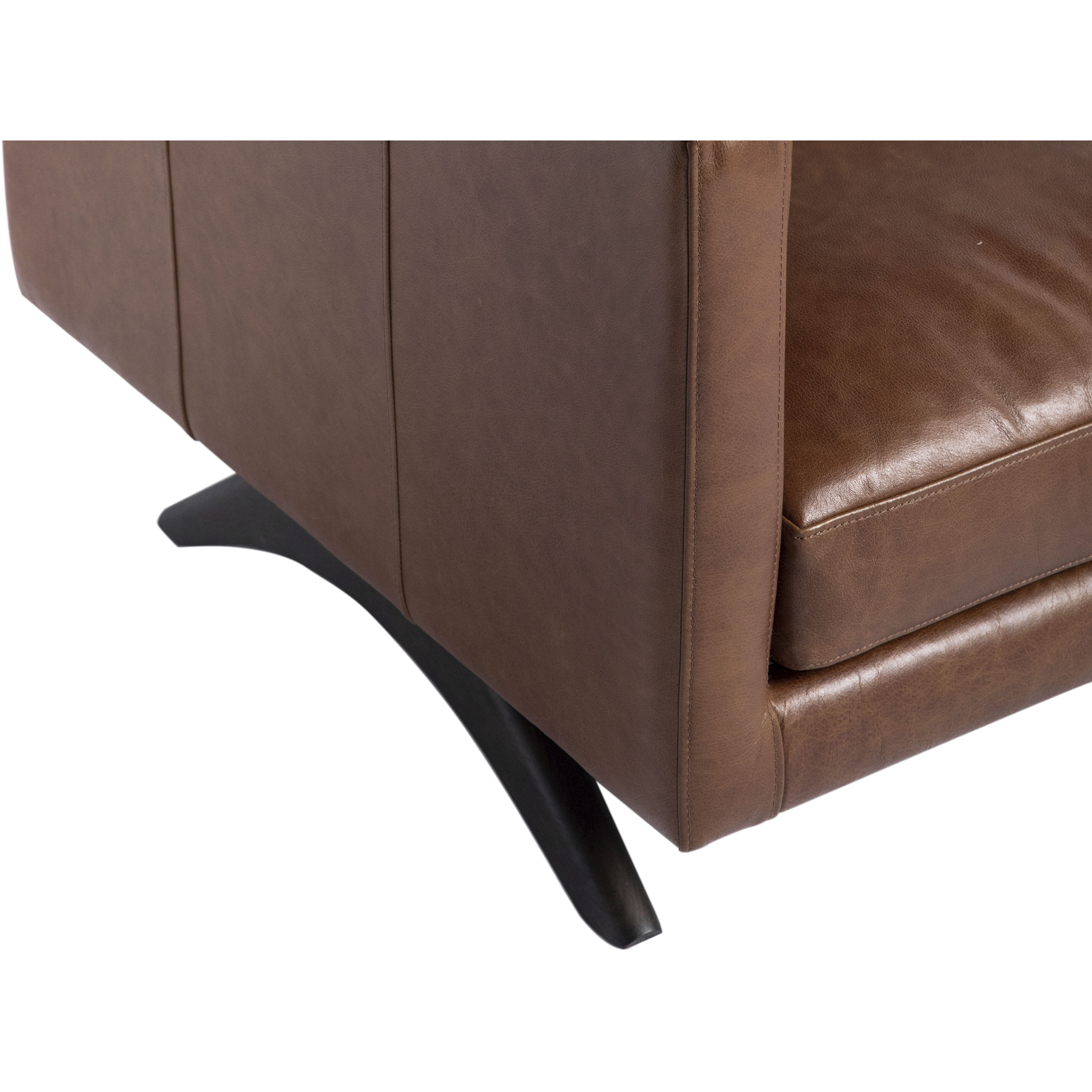 Rogers Shalimar Tobacco Leather Sofa
